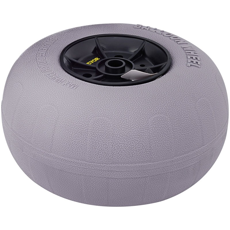 Rantailmapyörät 2 kpl TPU 33 cm kärryihin mukana käsipumppu