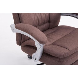 XL-toimistotuoli suurikokoisille säädettävällä jalkatuella ja selkänojalla 160kg