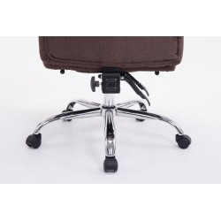 XL-toimistotuoli suurikokoisille säädettävällä jalkatuella ja selkänojalla 160kg