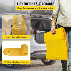 Tulvapato teollisuusluokan PVC-pressu 7,32m x 25,4cm x 15,3cm oviaukkoihin