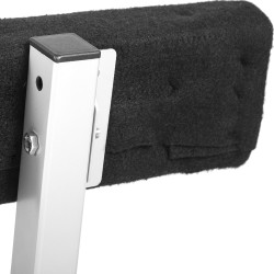 Veneperävaunun 45 tuuman ohjainkiskot galvanoidusta ja jauhemaalatusta teräksestä 2 matolla päällystettyä lautaa