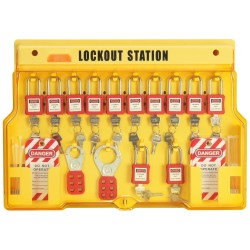 Sähkölukitus ja merkintäsarja 60 osaa 14 turvalukkoa nailon teräs ripustettava lukitusasemataulu