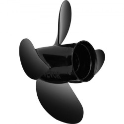 Perämoottorin alumiinipotkuri 4 lapaa 14 tuuman halkaisija 19 tuuman nousu 135–300 hv