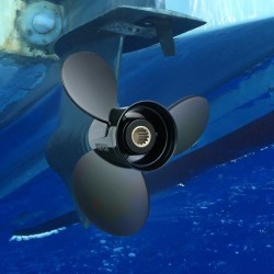 Perämoottorin potkuri alumiiniseos 3 lapaa 13,25 tuumaa 17 tuuman nousu 40-140HP 2-tahti