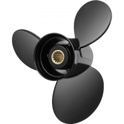 Perämoottorin potkuri alumiiniseos 3 lapaa 13,25 tuumaa 17 tuuman nousu 40-140HP 2-tahti