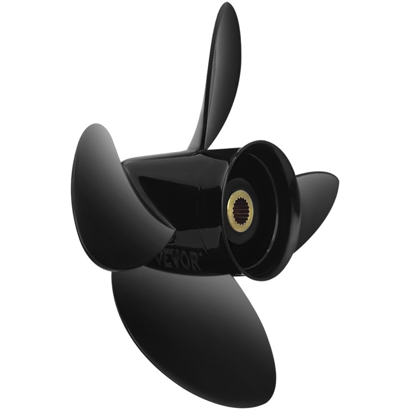 Perämoottorin potkuri alumiiniseos 4 lapaa 36,2 senttimetriä 19 tuuman nousu oikeakätinen