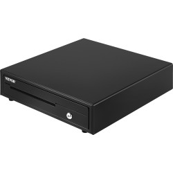 Kassalipas teräsrunko muovilokero kahdentoista voltin viisi setelilokeroa kuusi irrotettavaa kolikkolokeroa avainlukko