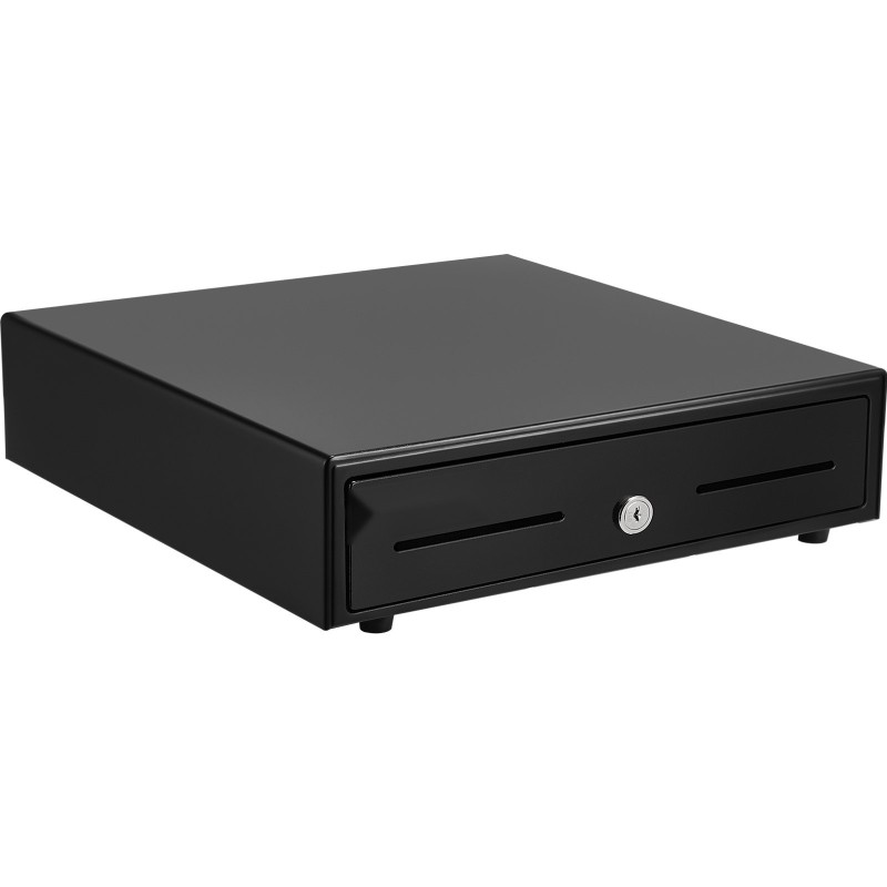 Kassalaatikko teräsrunko ABS lokerot 4 setelilokeroa 5 kolikkolokeroa 33 x 34,3 x 9 cm