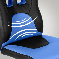 Lasten pelituoli säädettävä ergonominen toimistotuoli keinonahkaa