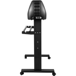 Vinyylileikkuri 28 tuumainen säädettävä nopeus ja voima lattiatelineellä mukana 5 vinyylirullaa