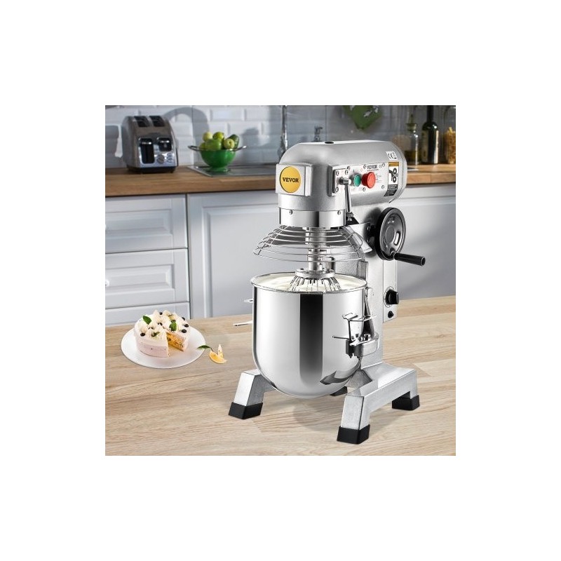 Yleiskone 10Qt 304-ruostumaton teräskulho 450W 3 nopeutta ajastin