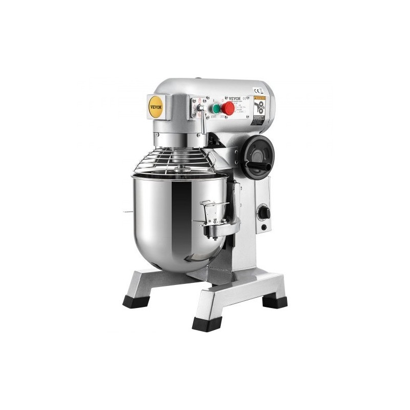 Yleiskone 10Qt 304-ruostumaton teräskulho 450W 3 nopeutta ajastin