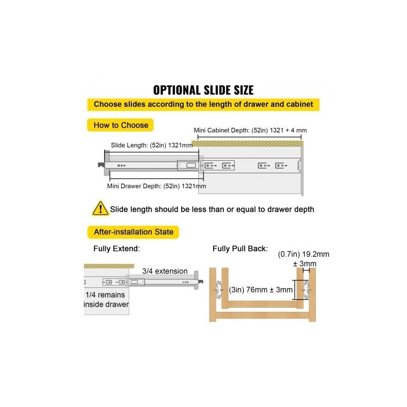 Laatikkokiskot täyspitkät kylmävalssattu teräs 132 cm 227 kg 2 kpl lukitus sivukiinnitys