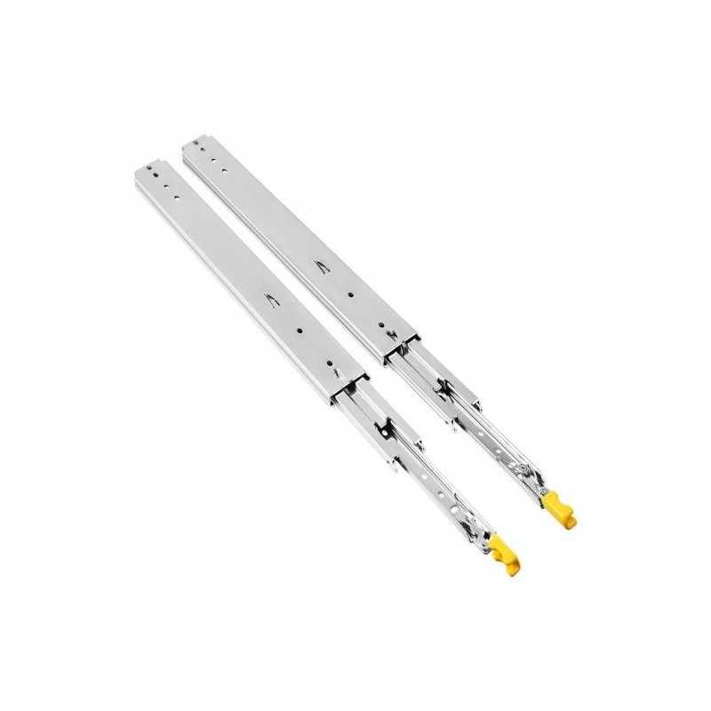 Laatikkokiskot täyspitkät kylmävalssattu teräs 132 cm 227 kg 2 kpl lukitus sivukiinnitys