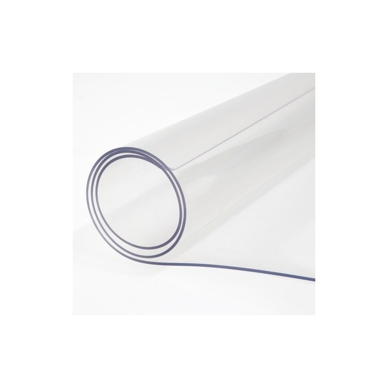 Läpinäkyvä PVC-muovinen pöydänsuoja 183 x 117 cm 1,5 mm paksu ruokapöydälle