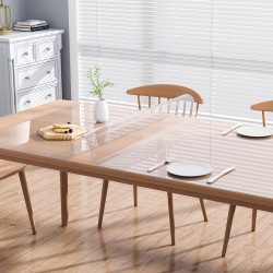 Pöydänsuoja PVC läpinäkyvä 918 x 1852 mm 1,5 mm paksu