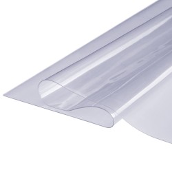 PVC läpinäkyvä pöydänsuojus 306 x 614 mm 1,5 mm kirjoitus ja ruokapöydille