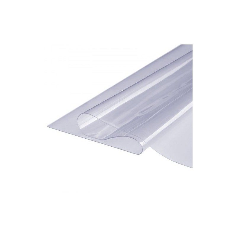 Pöydänsuoja läpinäkyvä PVC 460 x 1232 mm 1,5 mm ruokapöydälle