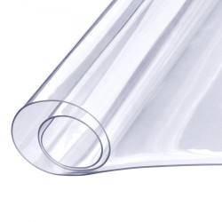 Pöydänsuoja läpinäkyvä PVC 460 x 1232 mm 1,5 mm ruokapöydälle