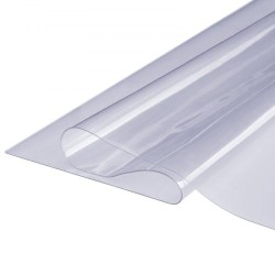 PVC-pöydänsuoja läpinäkyvä 613 x 922 mm 1,5 mm paksu ruokapöydälle
