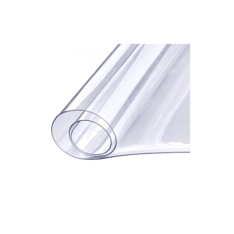 PVC-pöydänsuoja läpinäkyvä 613 x 922 mm 1,5 mm paksu ruokapöydälle