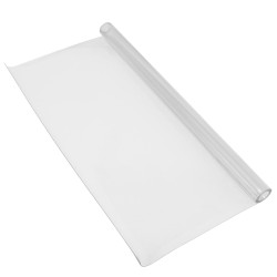 Pöydänsuojus läpinäkyvä PVC muovinen 61 x 152 cm 1 5 mm sisältää 2 pöytäliinaa