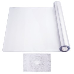 Läpinäkyvä PVC-pöytäsuoja 24 x 96 tuumaa 1,5 mm paksu