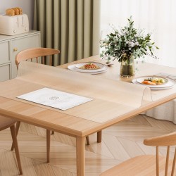 PVC-pöydänsuoja 1,5 mm läpinäkyvä 914 x 1524 mm vesitiivis suorakulmainen