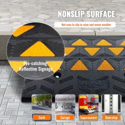 Kumiramppi luonnonkumista nousukorkeus 15,2 cm 49,1 x 37 cm reunakiville yhden kappaleen