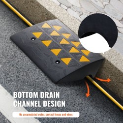 Kumiramppi luonnonkumista nousukorkeus 15,2 cm 49,1 x 37 cm reunakiville yhden kappaleen