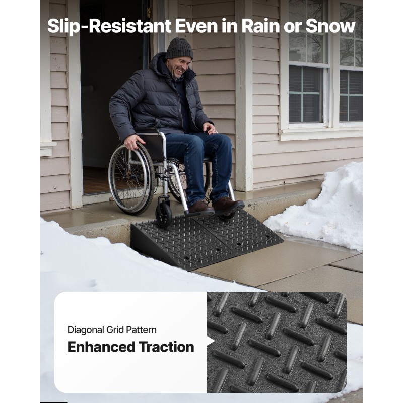 Ajoluiskapari kumimuoviyhdiste 2 kpl 17,8 cm nousukorkeus 3,175 tonnin kantavuus vedenpoistokanavalla