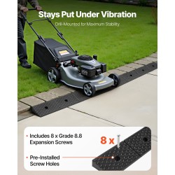 Kuminen kynnyssilta 2 kpl 50,8 mm nostokorkeus 15 t kantavuus pyörätuoleille