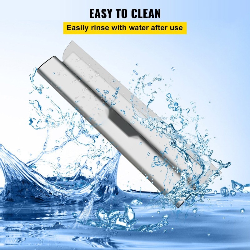 Tasoitusterä 80 cm ruostumaton teräs 0,5 mm alumiinirungolla kipsilevyille