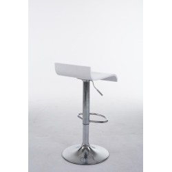 Tyylikäs säädettävä puinen baarijakkara kääntyvällä istuimella ja jalkatuella