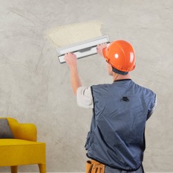 Tasoitusterä kipsilevyille 100 cm ruostumaton teräs 0,5 mm alumiinikahva 1 kpl