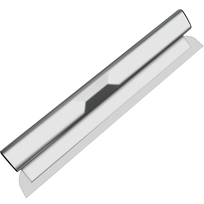 Tasoitusterä kipsilevyille 100 cm ruostumaton teräs 0,5 mm alumiinikahva 1 kpl