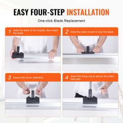 Tasoitusterä 1219 mm ruostumaton 0,5 mm terä alumiinirunko teleskooppiyhteensopiva kipsilevyille