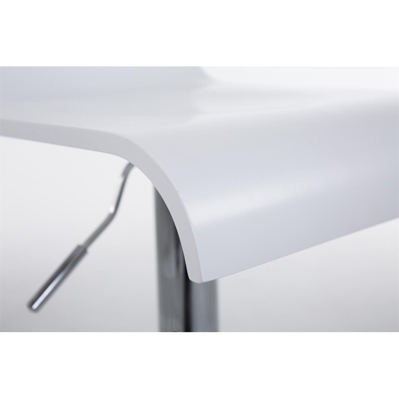 Tyylikäs säädettävä puinen baarijakkara kääntyvällä istuimella ja jalkatuella