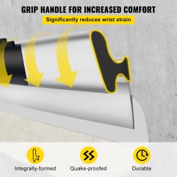 Tasoitusteräsarja ruostumatonta terästä 10 24 ja 32 tuumaa kipsilevyille säädettävällä jatkovarsilla