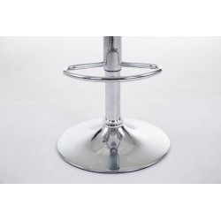 Tyylikäs säädettävä puinen baarijakkara kääntyvällä istuimella ja jalkatuella