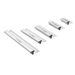 Tasoite- ja lastasetti ruostumattomasta teräksestä 5 terää 178–610mm säädettävä jatkovarsi 862–2072mm