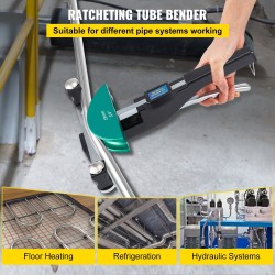 Putkentaivutin alumiiniseos 7 taivutuspäätä 6–22 mm etu ja takataivutus kuparille ja alumiinille