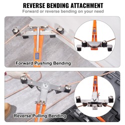 Putkentaivutussarja räikkämekanismi 6,4–22,2 millimetriä kupari alumiini 90 asteen seitsemän muottia