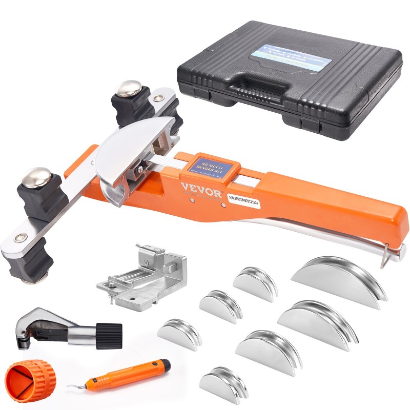 Putkentaivutussarja räikkämekanismi 6,4–22,2 millimetriä kupari alumiini 90 asteen seitsemän muottia