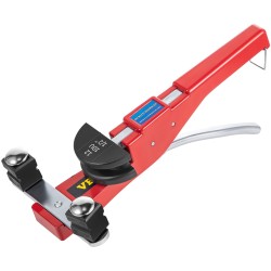 Manuaalinen räikkäputkentaivutin alumiinimuoteilla seitsemällä koolla 8–22 mm kuparille ja alumiinille