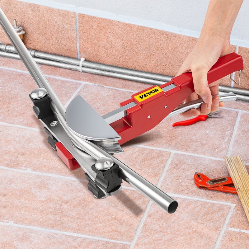 Putkentaivutin alumiiniseos 8–22 mm 7 taivutuspäätä räikkämekanismilla 90 asteen taivutukseen