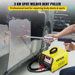 Pistehitsauskolhujen oikaisulaite 220 V 3 kW 2 hitsauspistoolia 7 hitsaustilaa auton koripellille