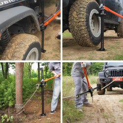 Maataloustunkki teräsrunkoinen 3,18 tonnia kapasiteetti 750 mm vipuvarsi