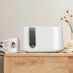 Mukiprässi automaattinen yhden painikkeen Teflon-pinta ABS silikoni 11–15 unssin mukeille