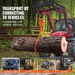 Puutavarapihdit teräksiset 32 tuuman tartunta 700 kg nostoon ja vetoon